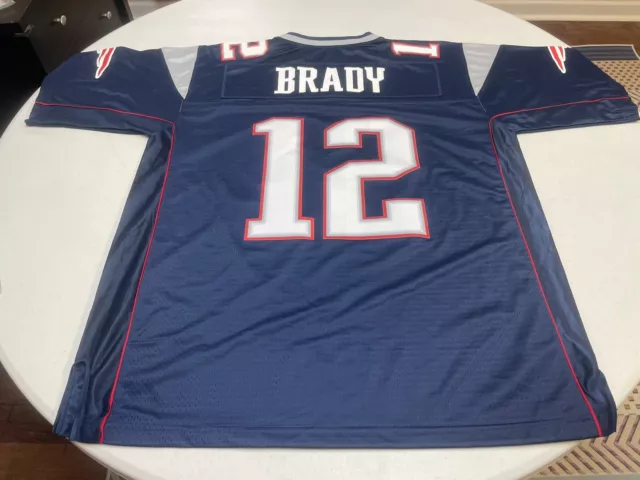 New England Patriots Tom Brady #12 NFL Pro Line￼ Jersey Size XL *READ*