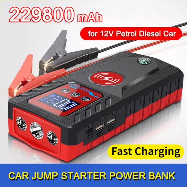 KEPEAK 4000A Car Jump Starter Booster Jumper Portable Power Bank Battery Charger