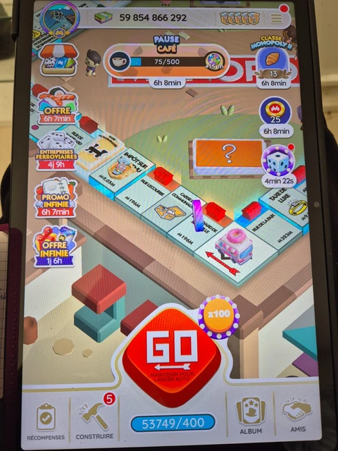 Compte Monopoly GO Avec 100k Dés - Neuf, Pour Android, PC, Apple II