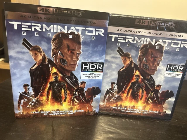 TERMINATOR GENISYS 4K UHD & Blu Ray w/ Slip Case NEW & SEALED £25.99 ...