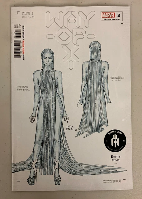 Way of X #3 Dauterman Emma Frost Design Variant 1:50 2