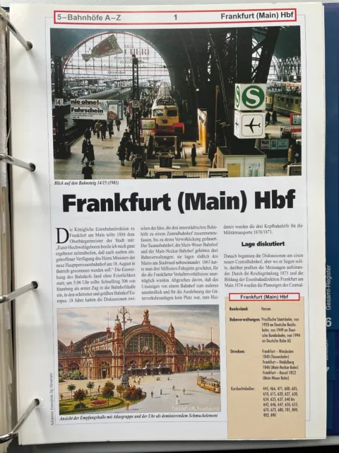 Frankfurt (Main) Hbf aus Das große Archiv der Bahnhöfe