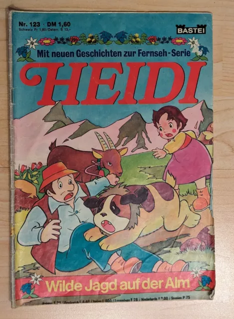 Heidi | Nr. 123 | Wilde Jagt auf der Alm | Bastei Comic Heft