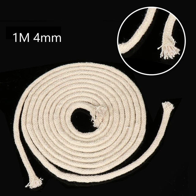 Stoppini di alta qualità cotone 300 cm cera d'api stoppino combustibile per candele