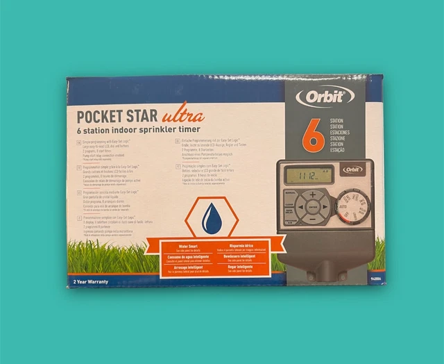 Centralina Programmatore Orbit Timer IRRIGAZIONE 6 Stazioni Zone HRC-050