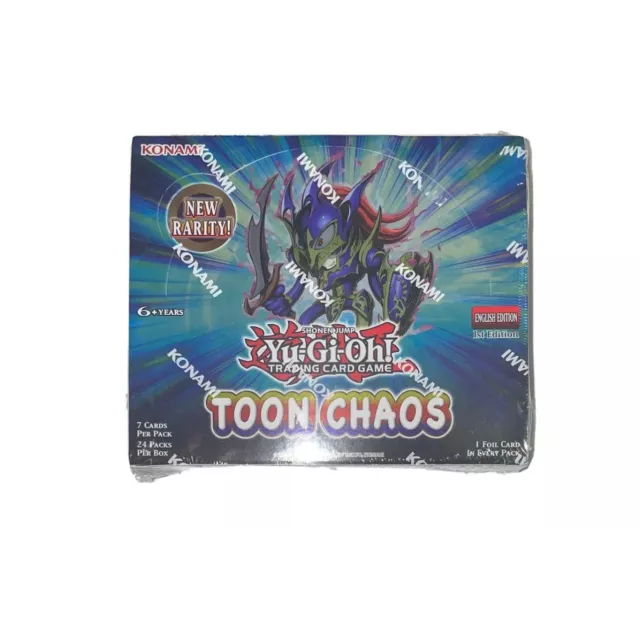 Yugioh Toon Chaos Booster Box 24 Packs - New & Sealed 1St Edition