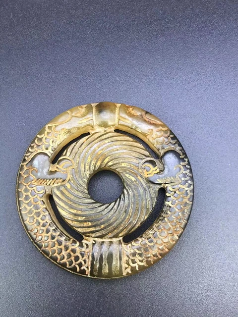 Old Chinese hand-carved natural jade art antiques collection