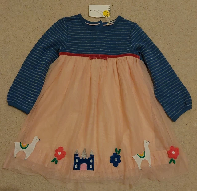 Abito Llama bambina Boden taglia 12-18 mesi