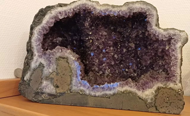 ACHATGEODE AMETHYST  DRUSE EDELSTEIN ACHAT GEODE BERGKRISTALL QUARZ 11,6 Kg