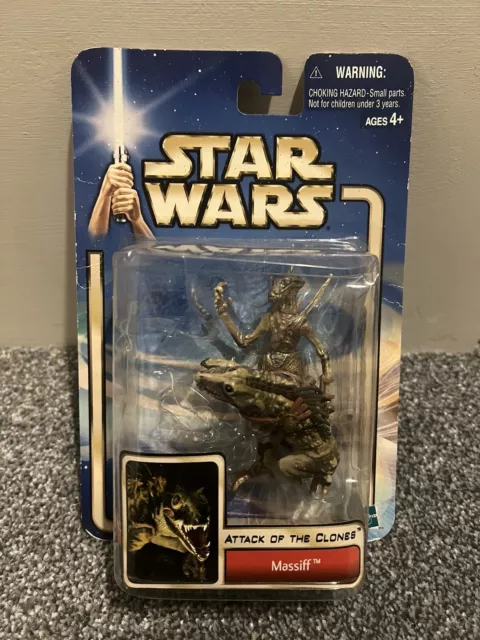 Star Wars Attack of the clones massiff figure 2002 Hasbro