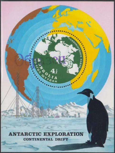 Mongolei Block N° 69 Bf Pinguin Antarktis, 1980 Mongolia Pinguin 1145 MNH