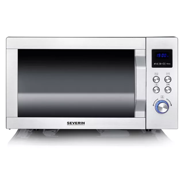 SEVERIN MW 7777 Mikrowelle mit Grillfunktion und Heißluftfunktion 3-in-1 25 L