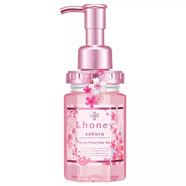 &honey Deep Moist Hair Oil 3.0 - Limited Edition Sakura (Cherry Blossoms), 100ml