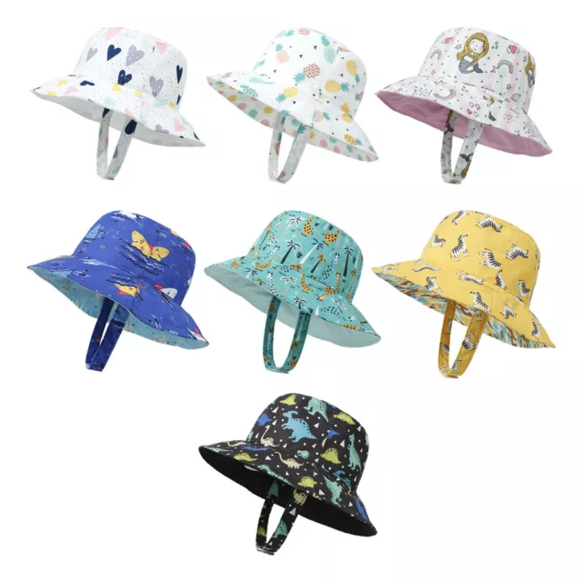 Brim Infant Beach Hat UPF 50+ Bucket Hat Baby Sun Hat Baby Boy Hats Toddler Hat