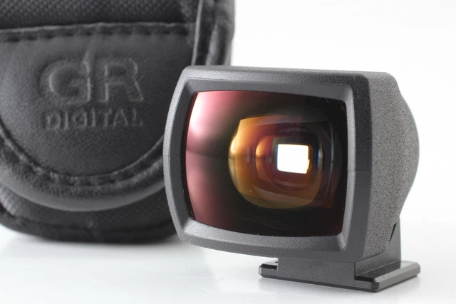 [Mint in Case] Ricoh GV-1 External Viewfinder w/Case 21/28mm for GR Series Japan