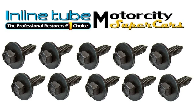 1964-81 Gm Lower Fender Body Front End Hardware Bolts 3/8-16 X 1-1/4 10 Pc