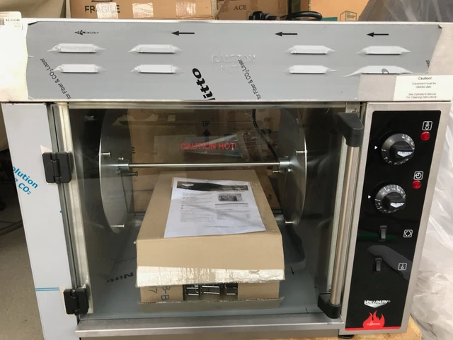 Vollrath 8-bird 220-volt Cayenne Countertop Chicken Rotisserie Oven Model 40704