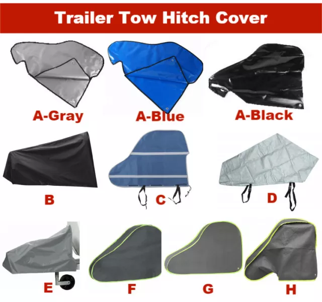Caravan Hitch Cover Trailer Tow Ball Coupling Lock Cover Protector Waterproof