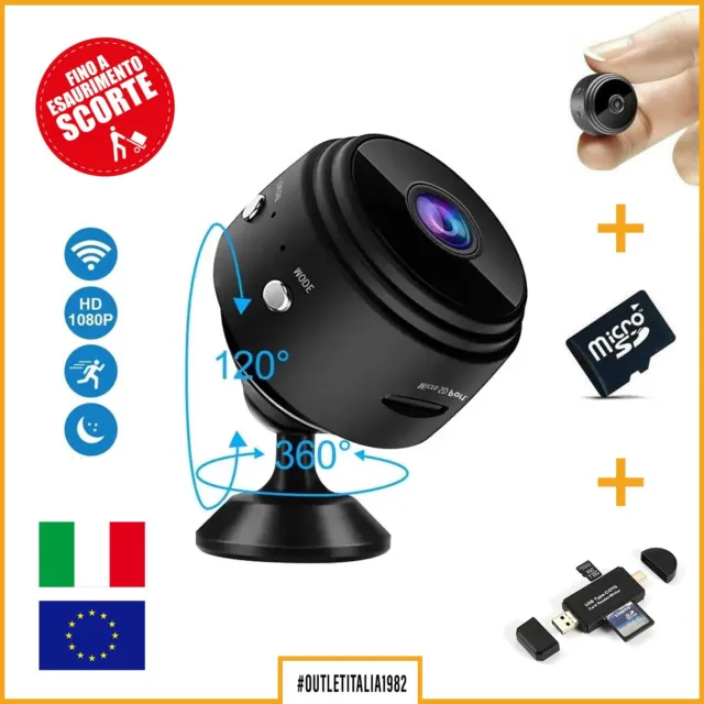 Micro Camera 1080P Hd Wifi Mini Ip Telecamera Videocamera Magnetica Kit