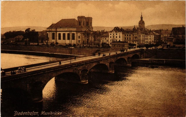 CPA AK DIEDENHOFEN Moselbrucke (454790)