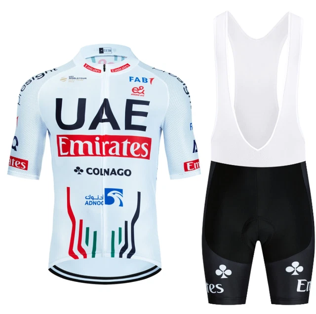 COMPLETO CICLISMO UAE 2024 NEW abbigliamento tuta divisa Gel 20 D