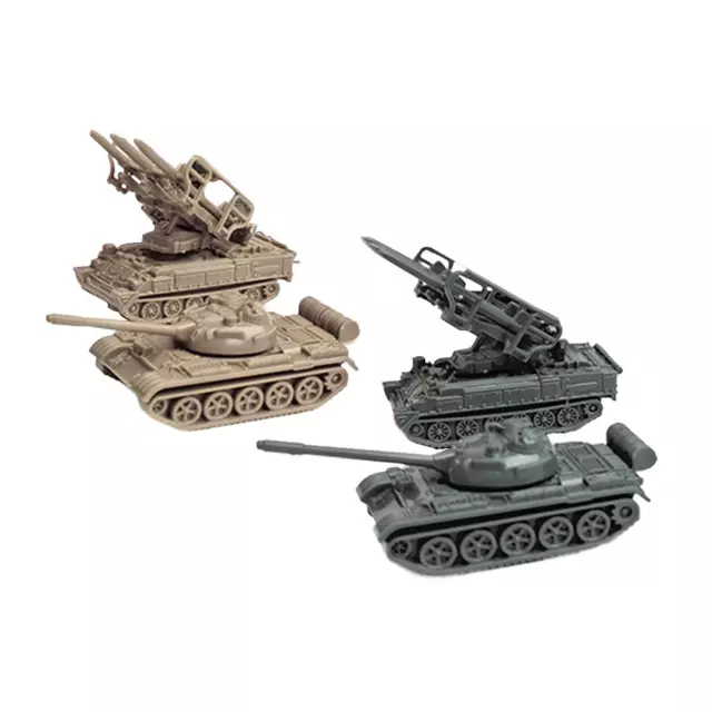 4x 1:144 Panzer-Modellbausätze Tankwagen 4D-Modell für Jungen, Kleinkinder,