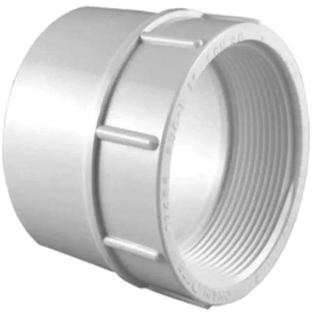 1-1/2 in. PVC Schedule 40 Female S x FPT Adapter (Free Shipping)
