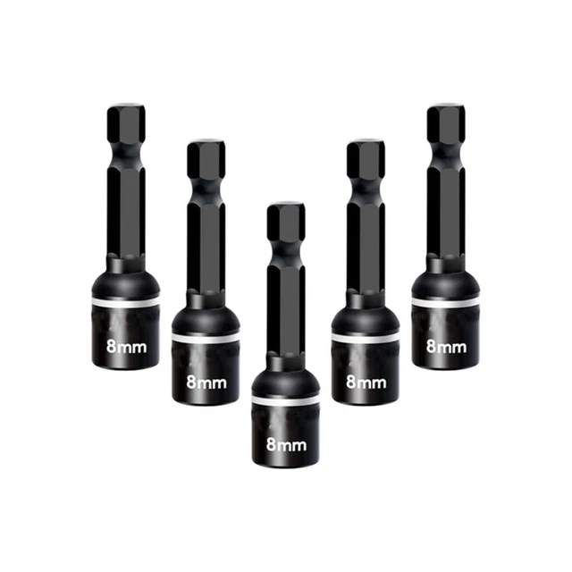 Lot De 3 Barres D'extension Magnétiques Pour Tournevis - Longueurs 60/100/150 Mm - Hexagone 1/4" - Pour Perceuse Et Visseuse