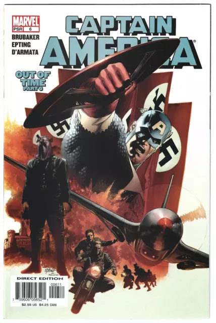 Captain America #6 (Vol 5) June 2005 Marvel Comics 1st Winter Soldier 9.4 NM