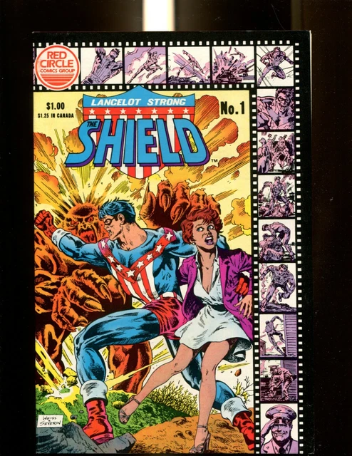 LANCELOT STRONG THE SHIELD 1 (9.4) RED CIRCLE (b022)