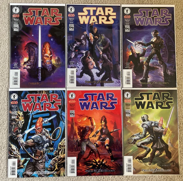 Star Wars Prelude to Rebellion 1-6 Complete 1st 1998 Dark Horse Comic Series Set