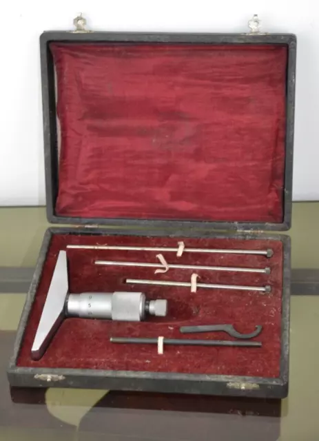 Lot De 2 Micromètres Roch - 25 Mm Et 25-50 Mm - Outils De Mesure Précision Vintage