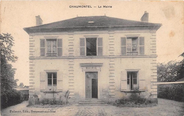 CPA 95 CHAUMONTEL LA MAIRIE (cliché pas courant
