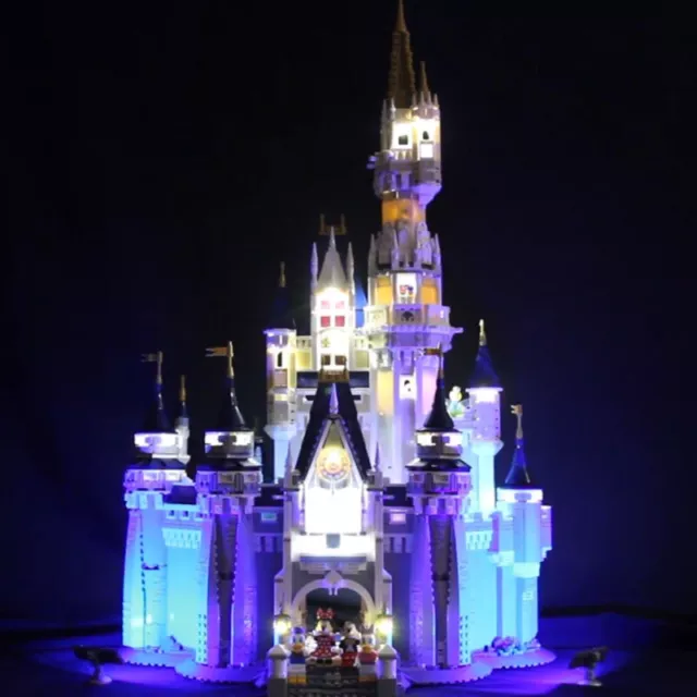 LocoLee LED Licht Kit für Lego 71040 Das Disney Schloss Prinzessin Beleuchtung