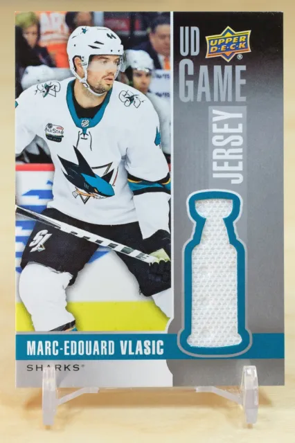 2019-20 Upper Deck UD Game Jersey #GJ-MV Marc-Edouard Vlasic - San Jose Sharks