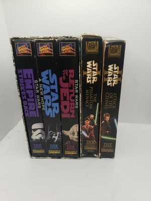 star wars trilogy vcr set