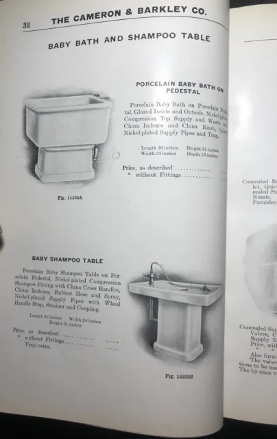 The Cameron & Barkley Company Plumbing Supplies Book 1920 Catalog