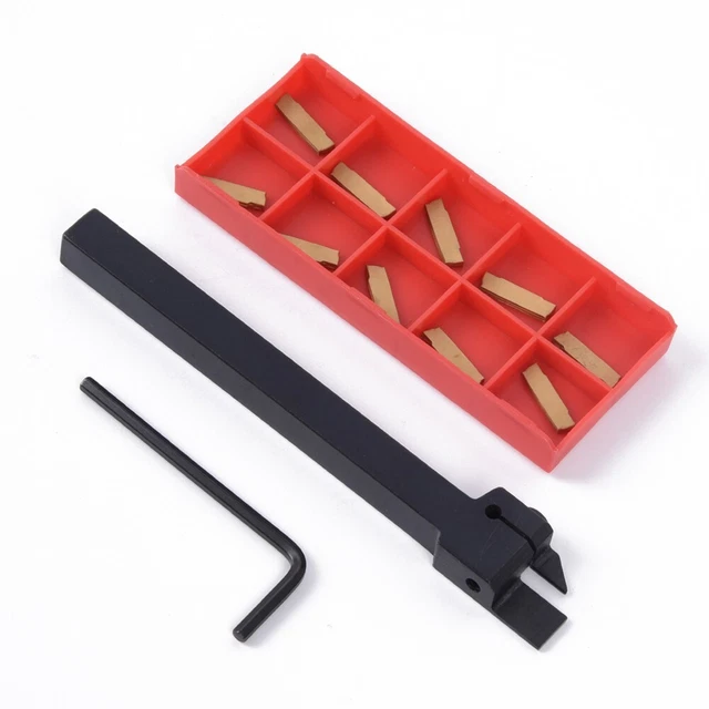 Durable Carbure Inserts Tour Tournant Outil & 10pcs MGMN200 Découpage Lame
