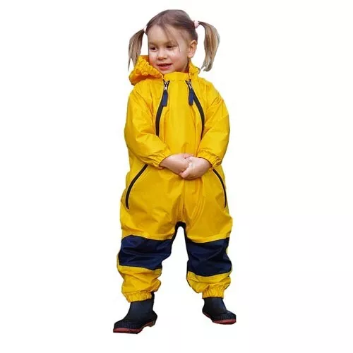 NWOT TUFFO Unisex Muddy Buddy Waterproof Coveralls Yellow 5T Lightweight Outdoor