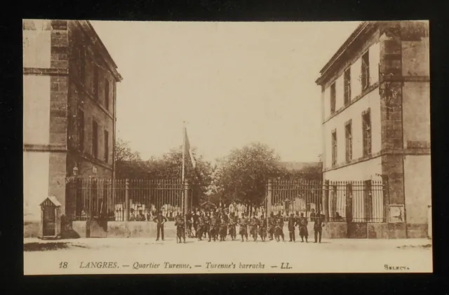 1900s Quartier Turenne Barracks Langres France Haute-Marne Co Postcard
