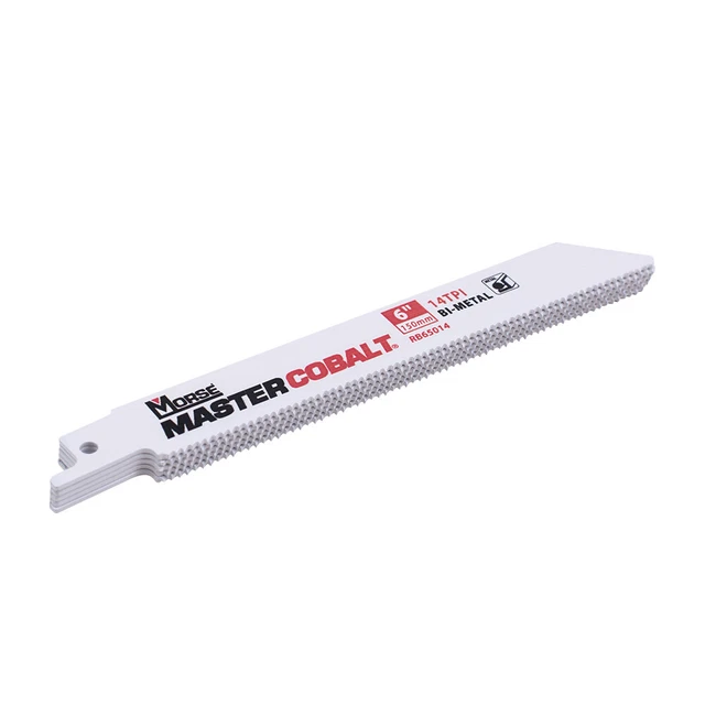 MK Morse Master Cobalt Reciprocating Saw Blade 6 Inch 14TPI 5 Pack RB65014T05