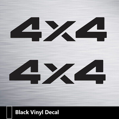 4x4 Stickers Matt Black Vinyl Decasl for Car Jeep Off Road Buggy Window Bumper