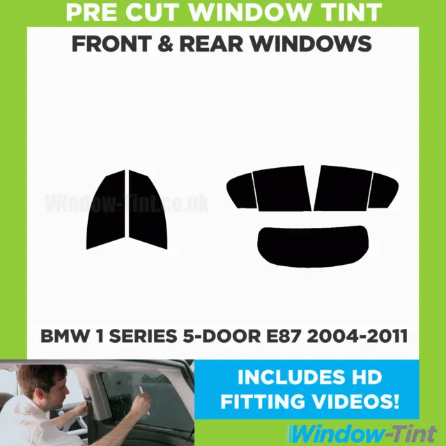 For BMW 1 Series 5-Door Hatchback E87 2004-11 Full Pre Cut Window Tint Kit Film