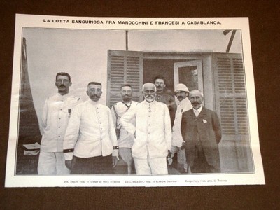 Casablanca lotta sanguinosa Francia e Marocco nel 1907 Drude Philibert Maupertuy 