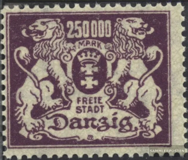 Danzig 156 postfrisch 1923 Wappen