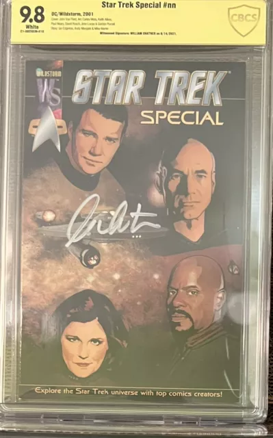 STAR TREK Special 2001 CGC 9.8 Signed William Shatner! Free Shipping! DC Comics!