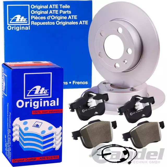 ATE Disques De Frein + Revêtements Arrière Convient pour Rover 75 + MG Zt +