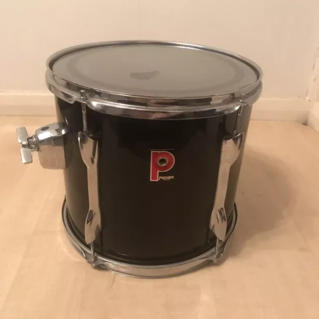 Premier Tom Drum Vintage 12” X 11” Black