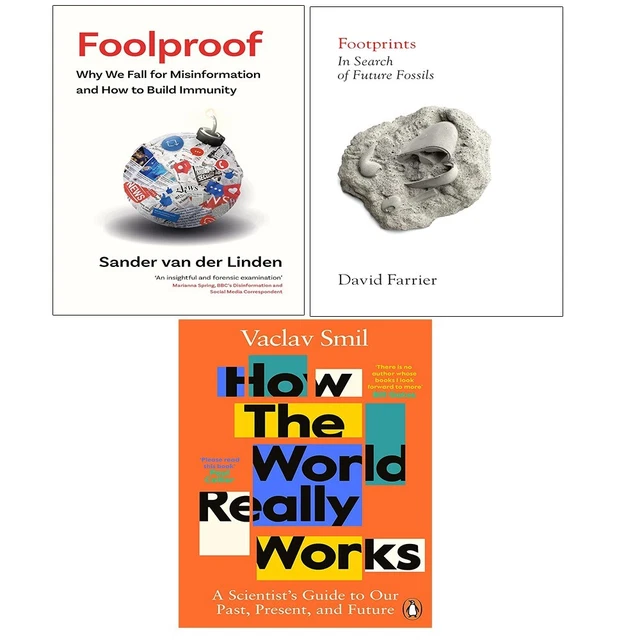 HOW THE WORLD Really Works Vaclav Smil,Foolproof (HB),Footprints(HB) 3 ...
