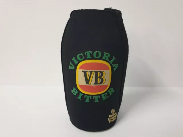 VB Victoria Bitter Zip Up Beer Stubby Drink Can Wetsuit Holder Carlton United